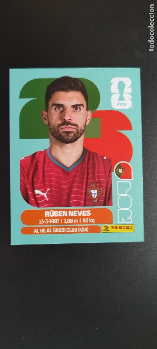 Cromos de f&uacute;tbol: FIFA WORLD CUP 2026 STICKER RUBEN NEVES PORTUGAL # POR11 PANINI