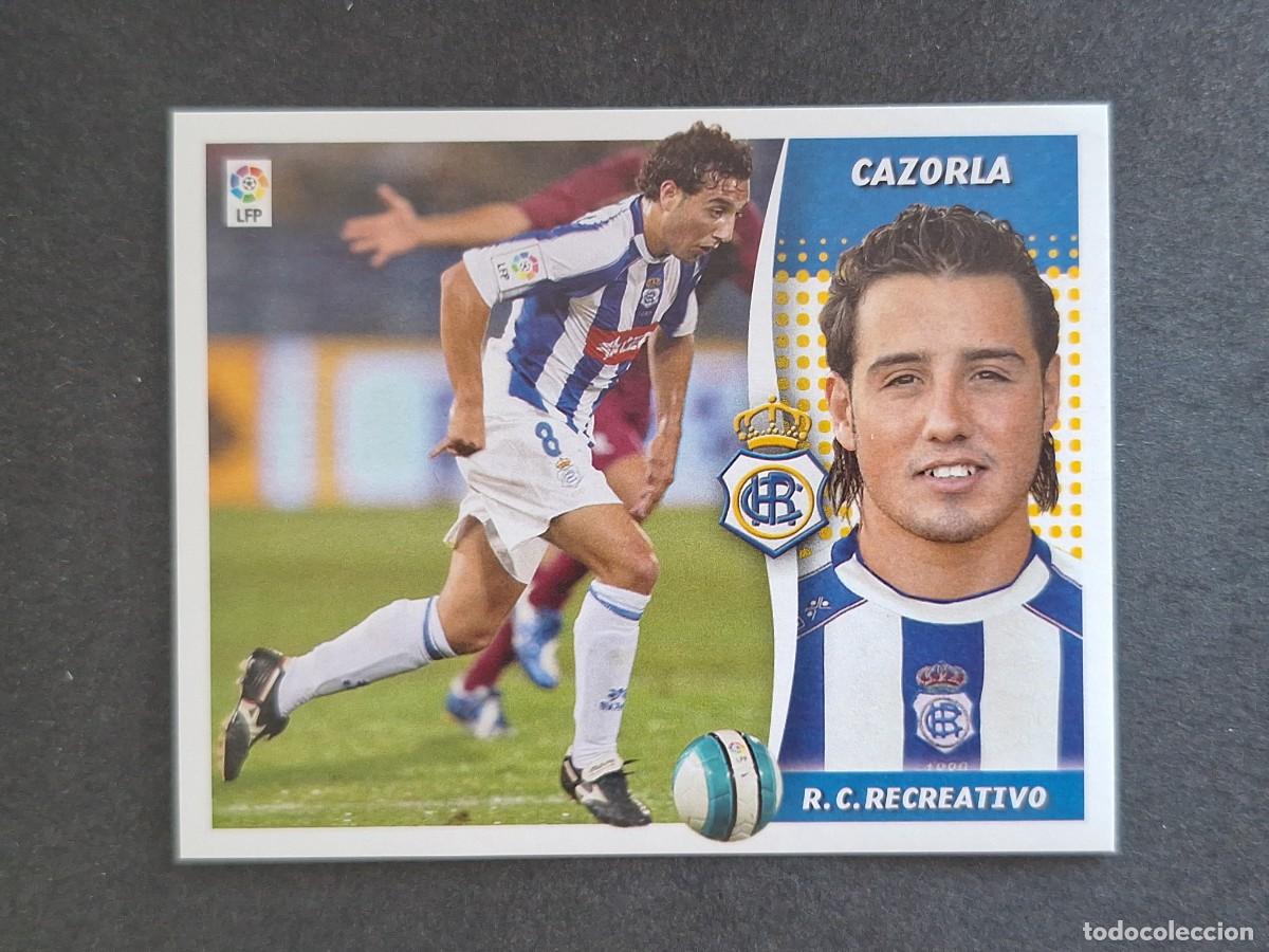 Cromos de f&uacute;tbol: L6 CAZORLA RECREATIVO DE HUELVA LIGA ESTE 2006 2007 06 07 NUNCA PEGADO SIN PEGAR