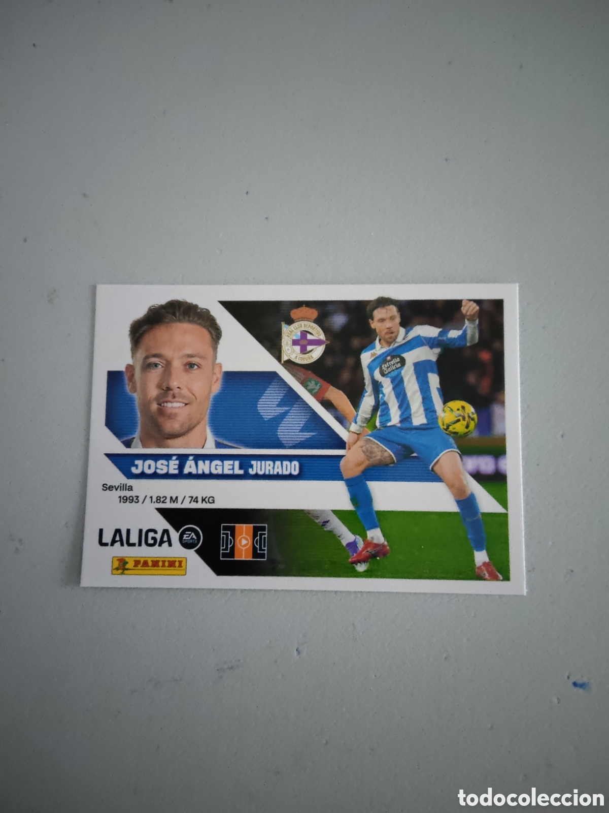 Cromos de f&uacute;tbol: 14 JOSE ANGEL JURADO DEPORTIVO CORU&Ntilde;A LIGA ESTE 2026 2027
