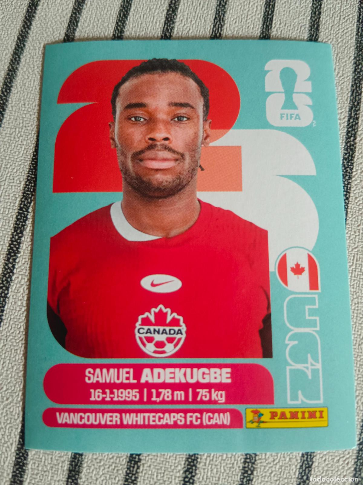 Cromos de f&uacute;tbol: MUNDIAL 2026 ESTADOS UNIDOS USA MEXICO MEJICO CANADA CAN 5 CAN5 SAMUEL ADEKUGBE CANADA FIFA WORLD