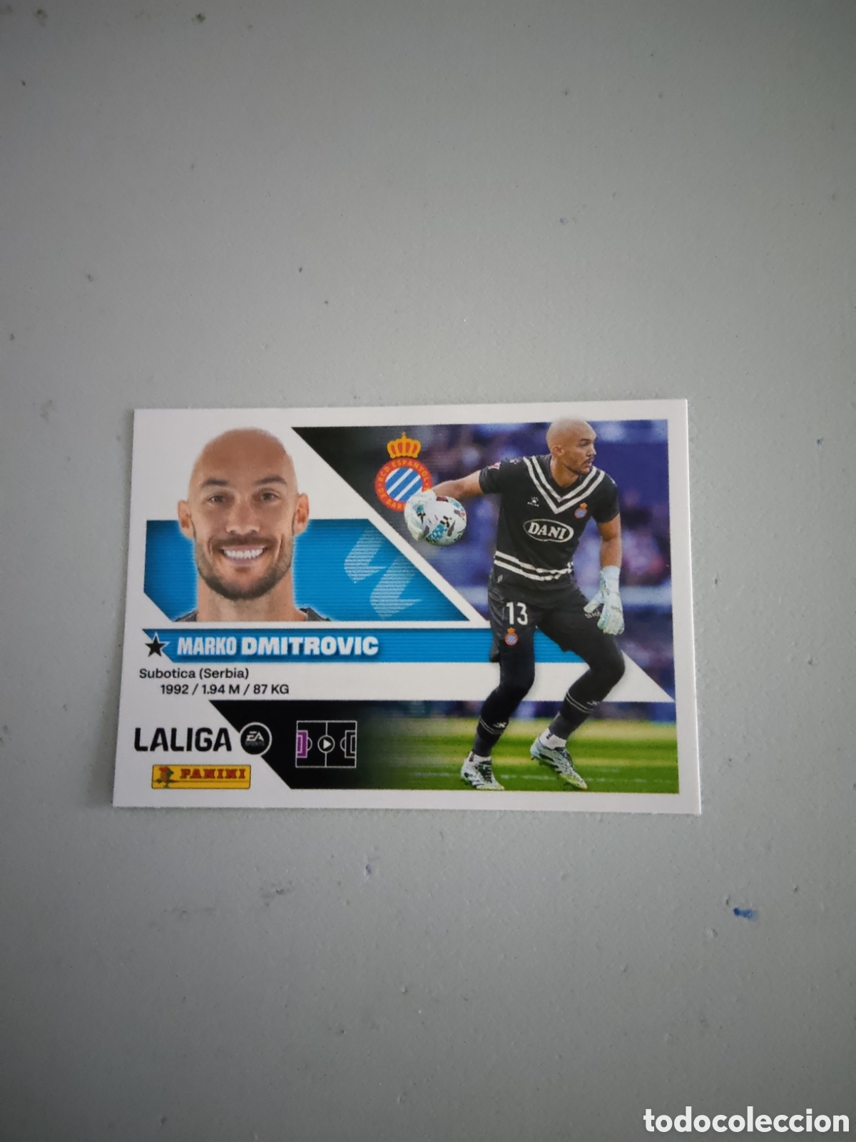 Cromos de f&uacute;tbol: 3 DMITROVIC ESPANYOL LIGA ESTE 2026 2027
