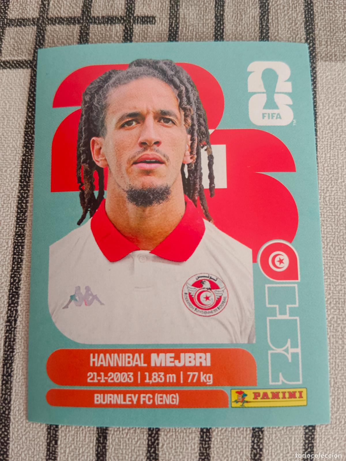 Cromos de f&uacute;tbol: MUNDIAL 2026 ESTADOS UNIDOS USA MEXICO MEJICO CANADA TUN 14 TUN14 HANNIBAL MEJBRI TUNEZ FIFA
