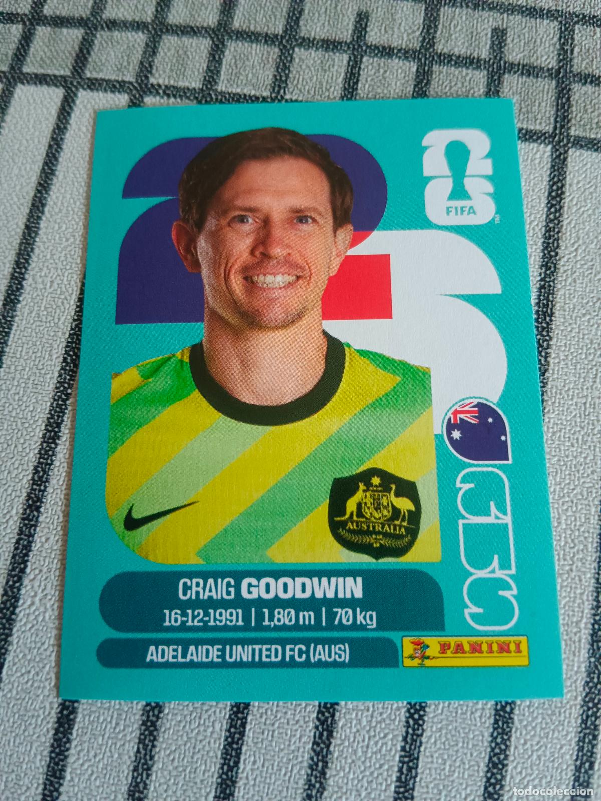 Cromos de f&uacute;tbol: MUNDIAL 2026 ESTADOS UNIDOS USA MEXICO MEJICO CANADA AUS 17 AUS17 CRAIG GOODWIN AUSTRALIA FIFA