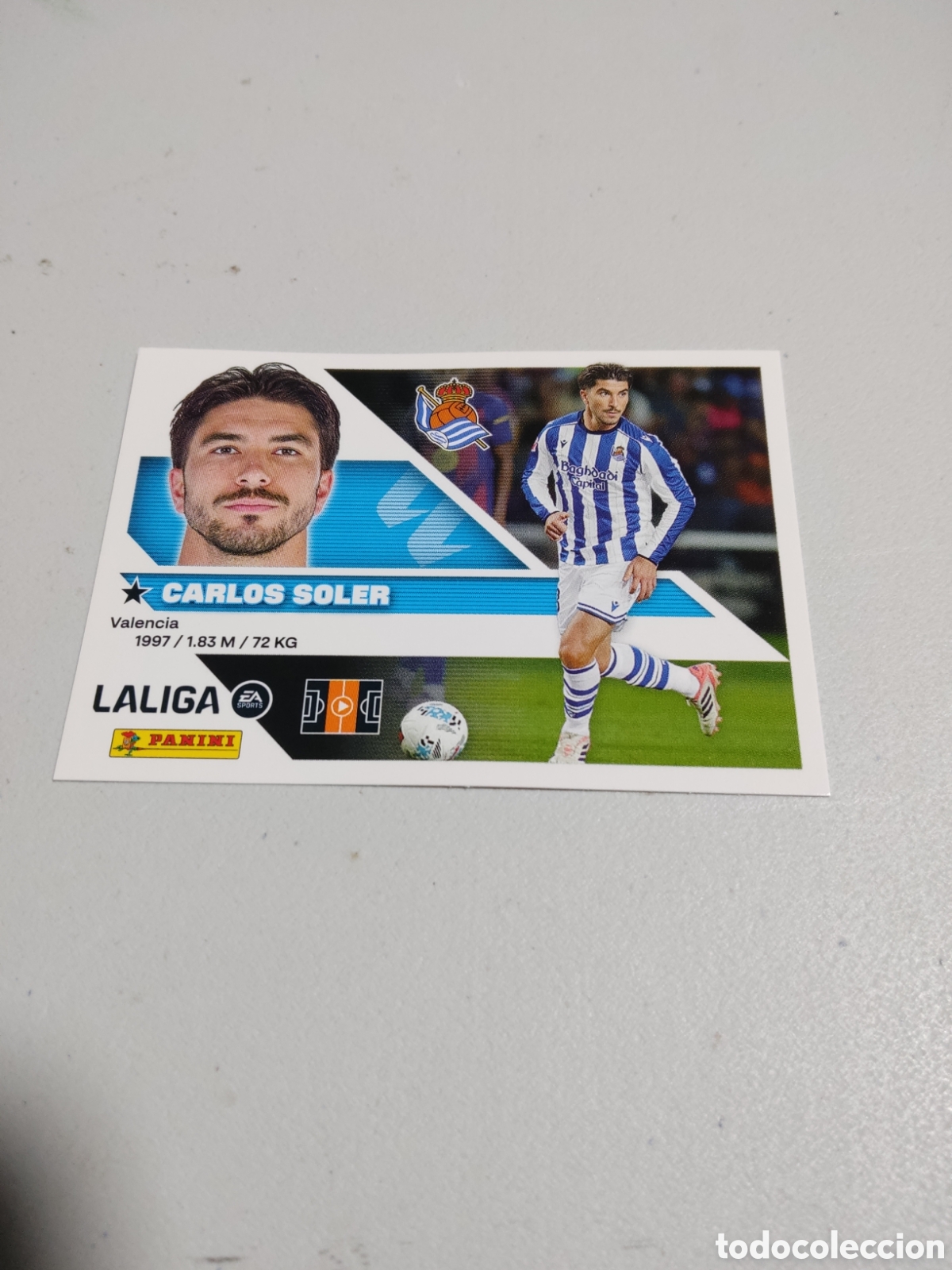 Cromos de f&uacute;tbol: 14 CARLOS SOLER REAL SOCIEDAD LIGA ESTE 2026 2027