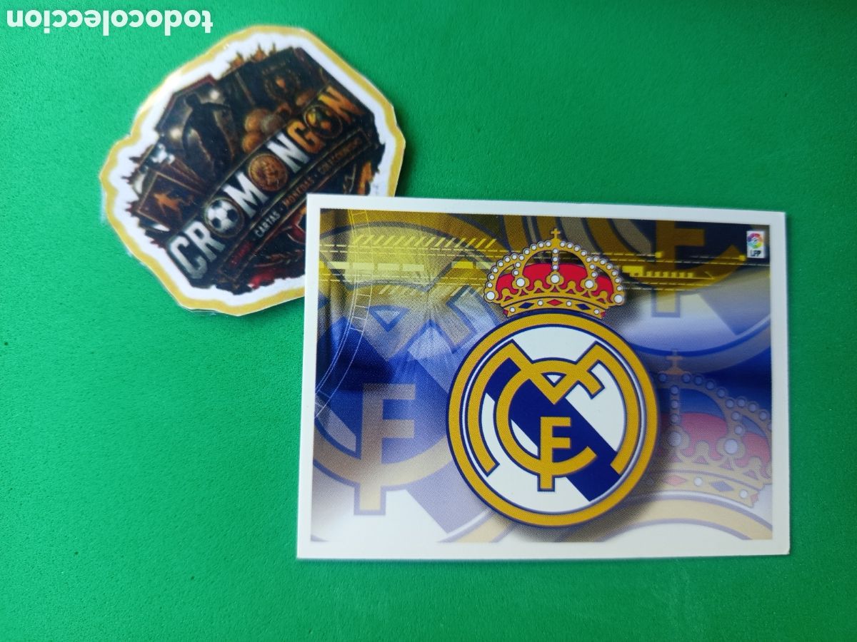 Cromos de f&uacute;tbol: ❇️ CROMO ⚽ CARD ESCUDO CHEKLIST REAL MADRID 1 07 08 2007 2008 EDICIONES ESTADIO ❇️