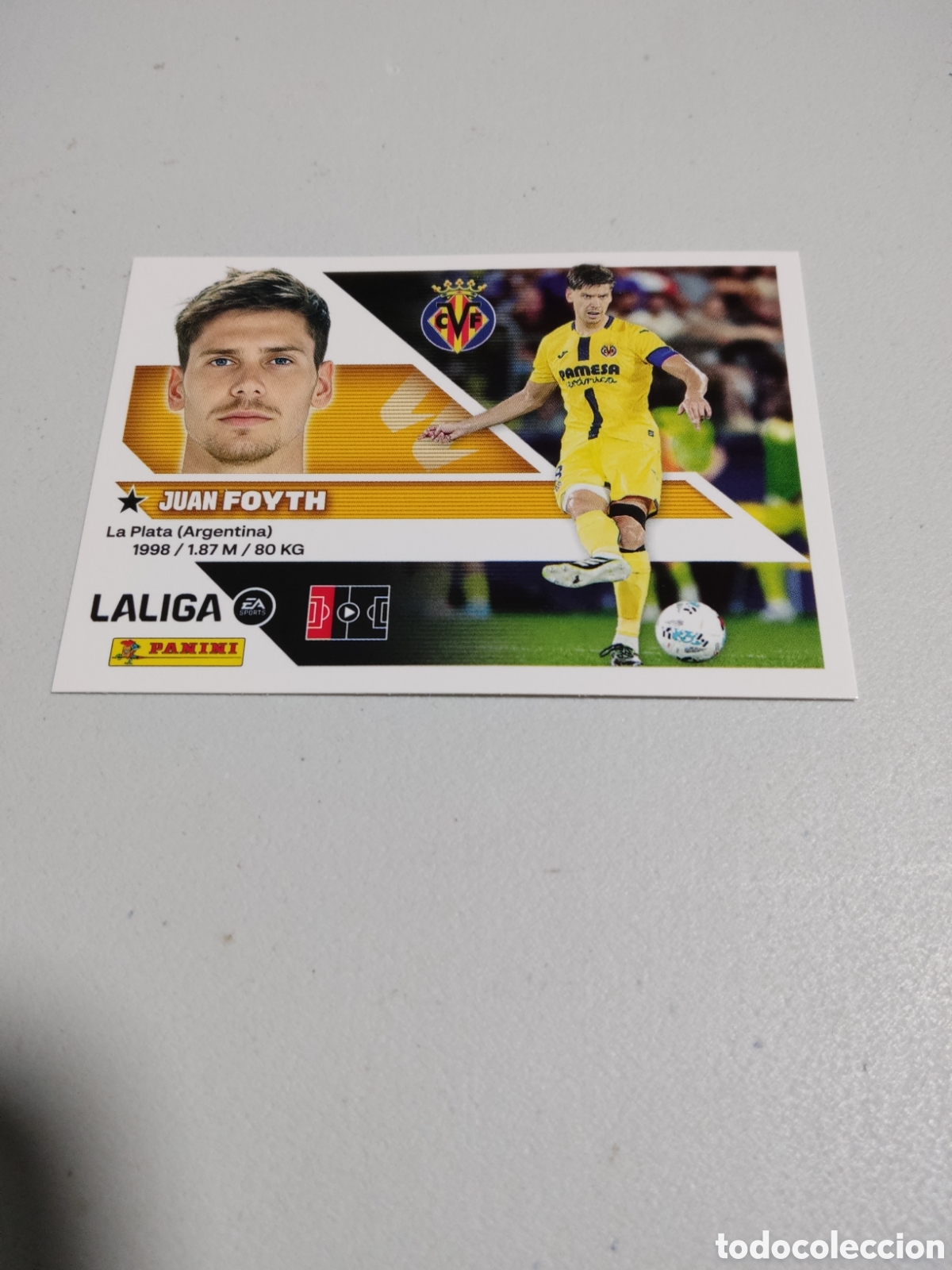Cromos de f&uacute;tbol: 7 A FOYTH VILLARREAL LIGA ESTE 2026 2027