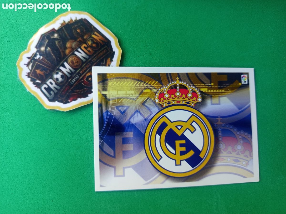 Cromos de f&uacute;tbol: ❇️ CROMO ⚽ CARD ESCUDO CHEKLIST REAL MADRID 1 07 08 2007 2008 EDICIONES ESTADIO ❇️