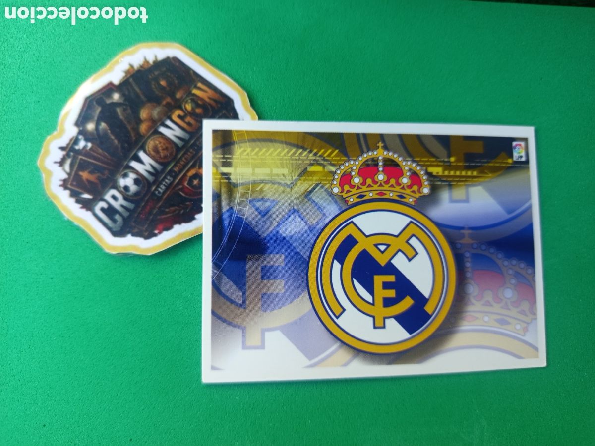 Cromos de f&uacute;tbol: ❇️ CROMO ⚽ CARD ESCUDO CHEKLIST REAL MADRID 1 07 08 2007 2008 EDICIONES ESTADIO ❇️