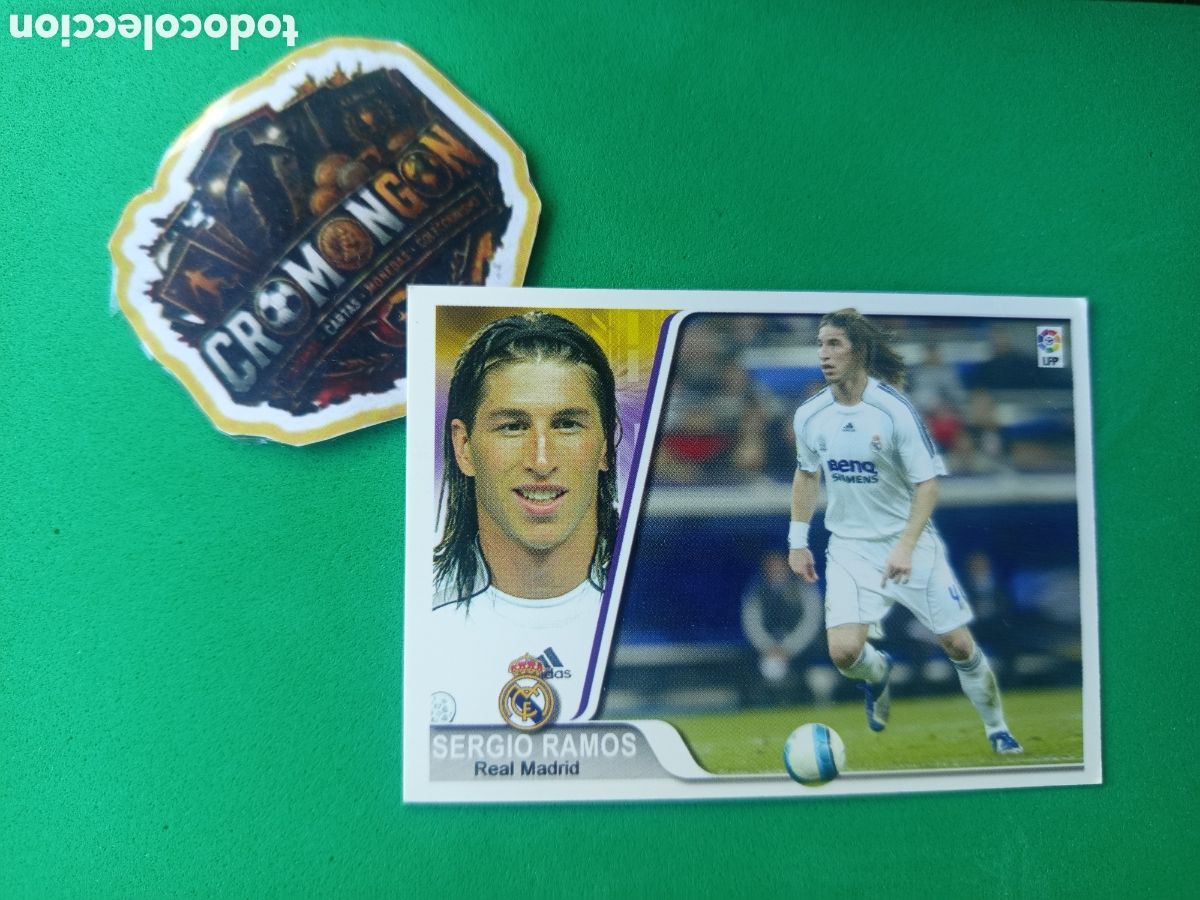 Cromos de f&uacute;tbol: ❇️ CROMO ⚽ CARD SERGIO RAMOS REAL MADRID 07 08 2007 2008 EDICIONES ESTADIO ❇️