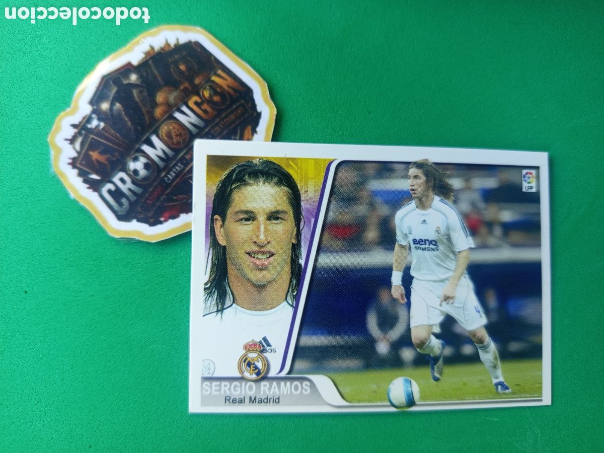 Cromos de f&uacute;tbol: ❇️ CROMO ⚽ CARD SERGIO RAMOS REAL MADRID 07 08 2007 2008 EDICIONES ESTADIO ❇️