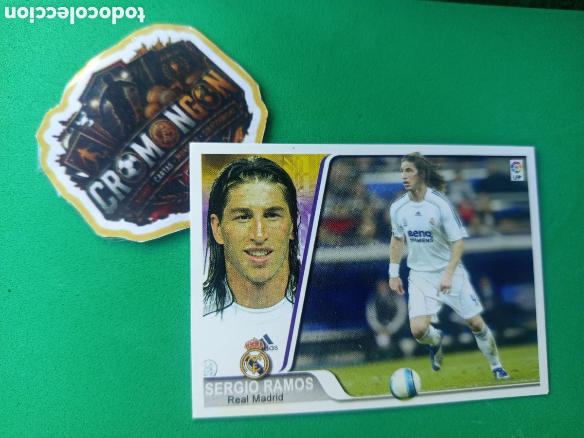 Cromos de f&uacute;tbol: ❇️ CROMO ⚽ CARD SERGIO RAMOS REAL MADRID 07 08 2007 2008 EDICIONES ESTADIO ❇️