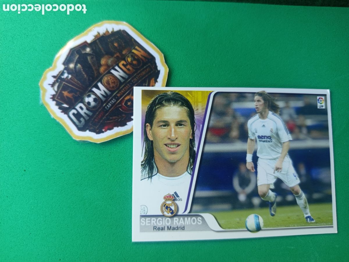 Cromos de f&uacute;tbol: ❇️ CROMO ⚽ CARD SERGIO RAMOS REAL MADRID 7 07 08 2007 2008 EDICIONES ESTADIO ❇️