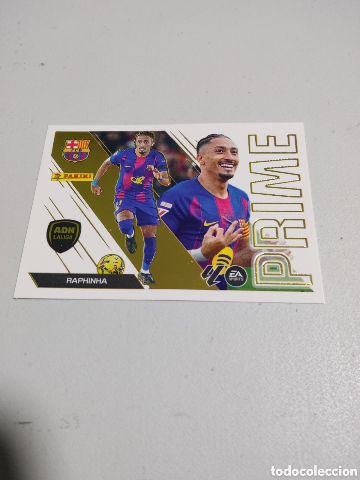 Cromos de f&uacute;tbol: 13 RAPHINHA ADN LALIGA PRIME BARCELONA LIGA ESTE 2026 2027