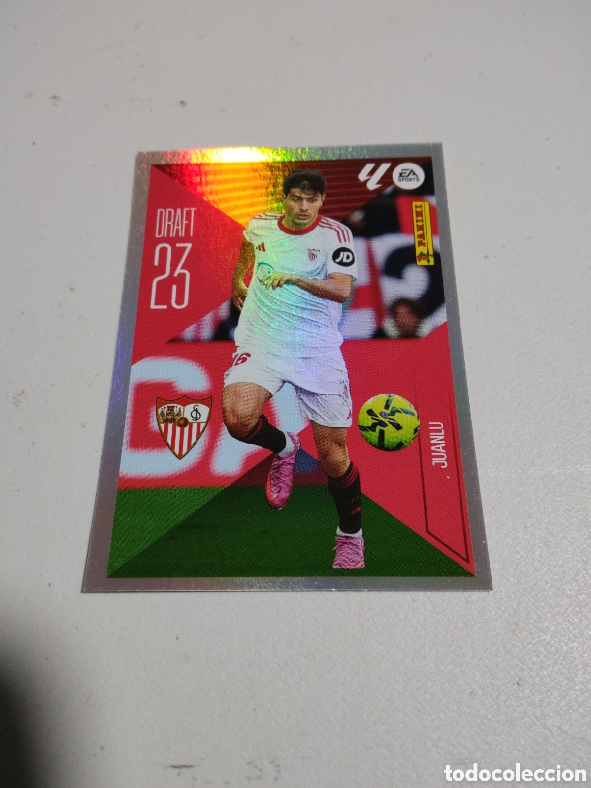 Cromos de f&uacute;tbol: 14 JUANLU DRAFT 23 SEVILLA LIGA ESTE 2026 2027
