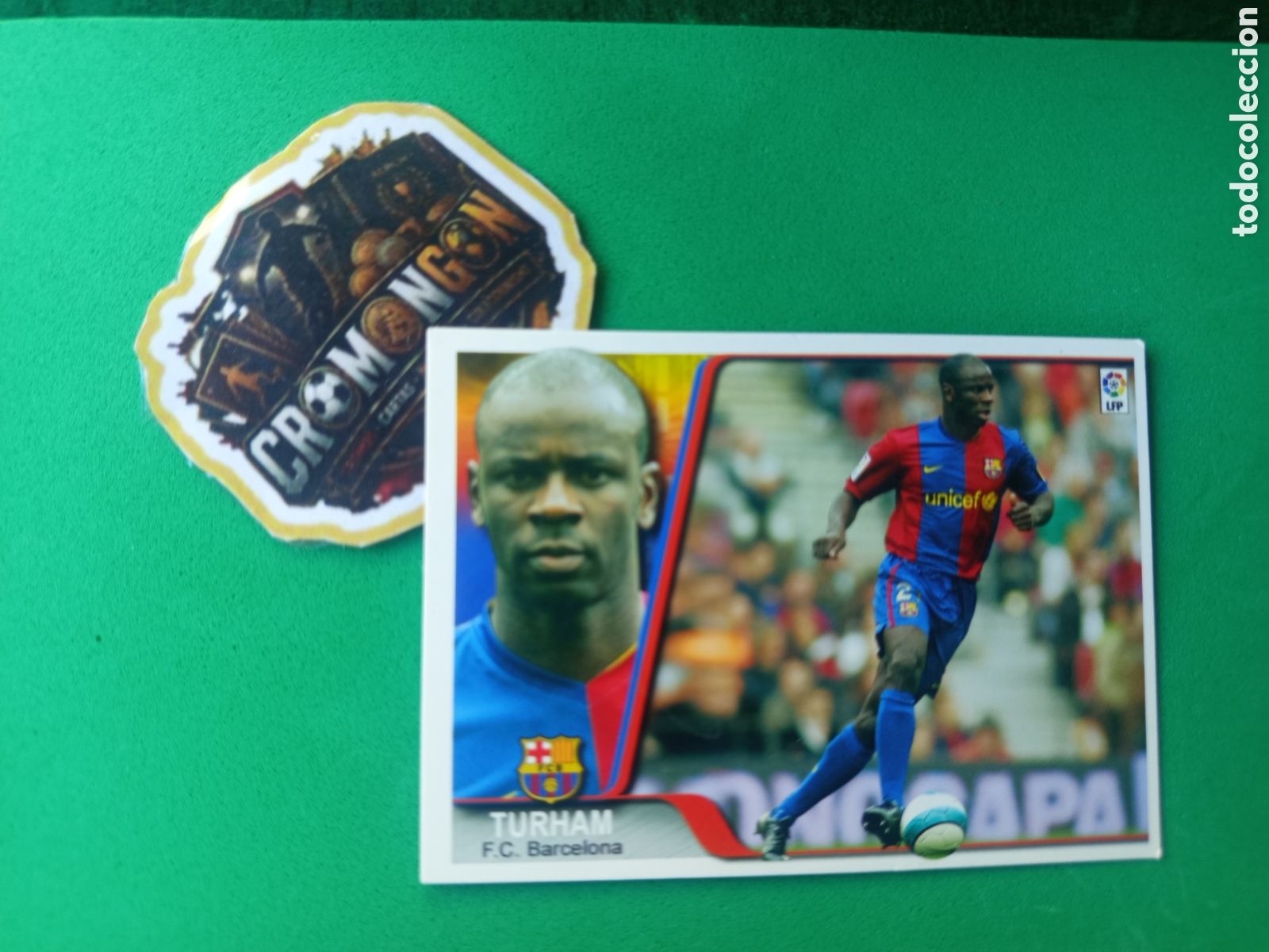 Cromos de f&uacute;tbol: ❇️ CROMO ⚽ CARD THURAM BARCELONA 25 07 08 2007 2008 EDICIONES ESTADIO ❇️
