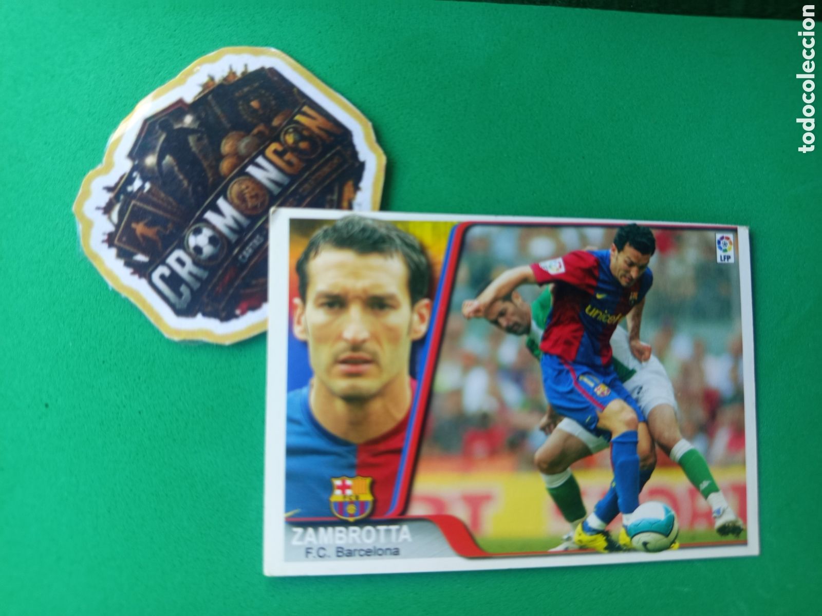 Cromos de f&uacute;tbol: ❇️ CROMO ⚽ CARD ZAMBROTTA BARCELONA 07 08 2007 2008 EDICIONES ESTADIO ❇️