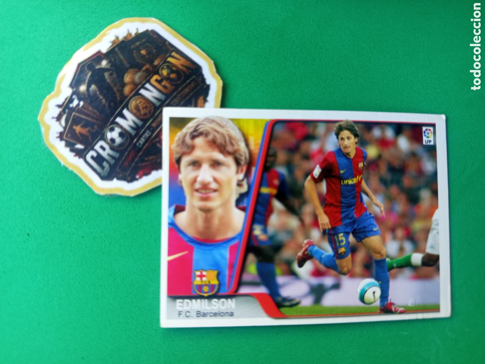 Cromos de f&uacute;tbol: ❇️ CROMO ⚽ CARD EDMILSON BARCELONA 07 08 2007 2008 EDICIONES ESTADIO ❇️