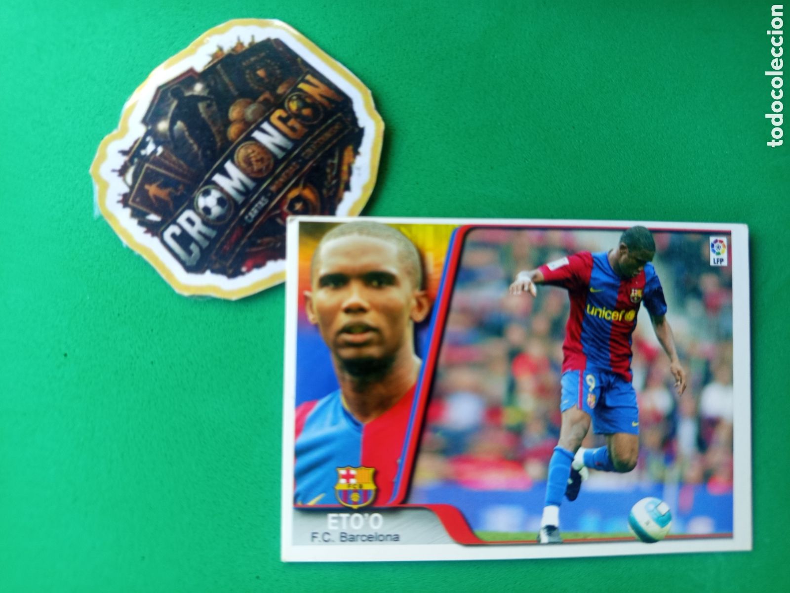 Cromos de f&uacute;tbol: ❇️ CROMO ⚽ CARD ETO'O BARCELONA 07 08 2007 2008 EDICIONES ESTADIO ❇️