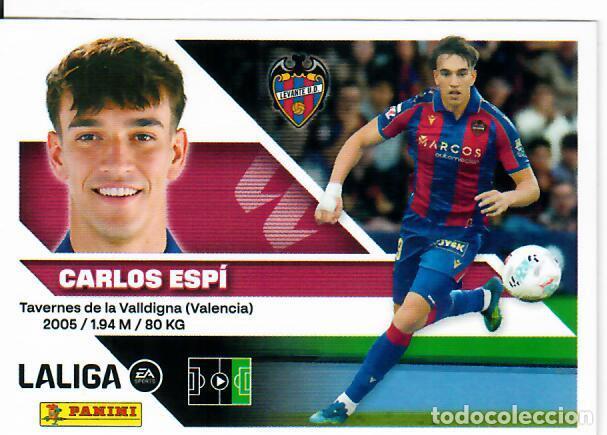 Cromos de f&uacute;tbol: CROMO PANINI LIGA ESTE 26 27 - N&ordm; 20 - CARLOS ESP&Iacute; - LEVANTE