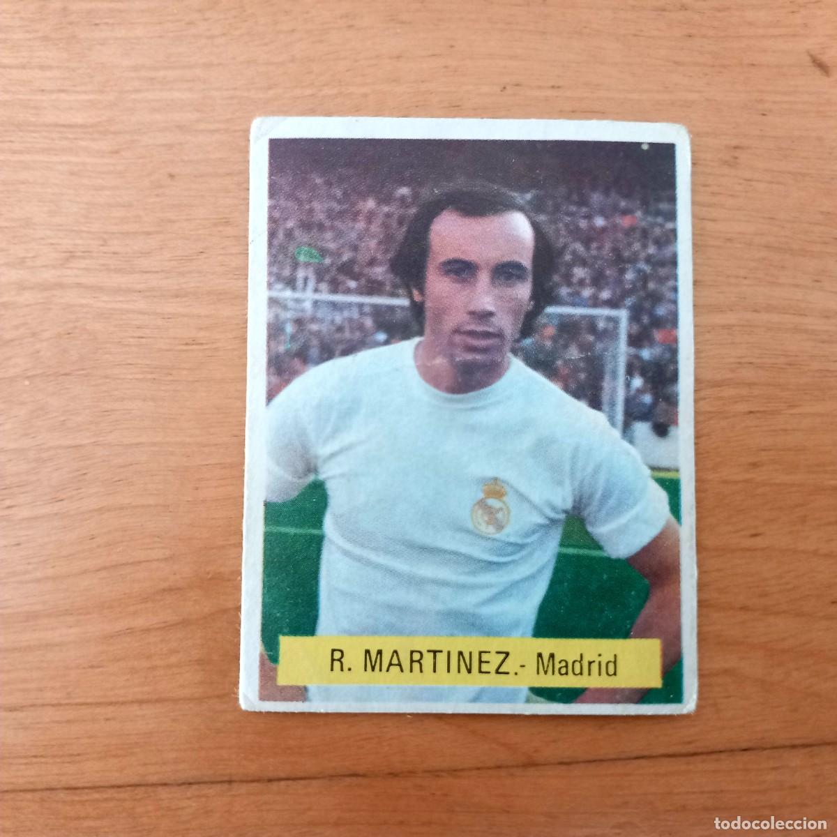 Cromos de f&uacute;tbol: URIA REAL MADRID 75 76 EDICIONES FINI CROMO SIN PEGAR
