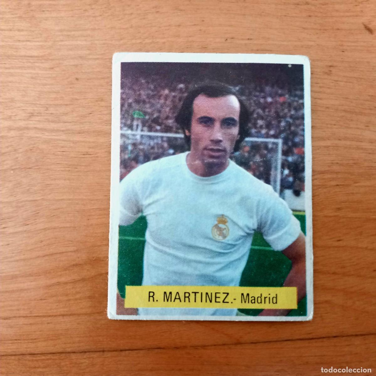 Cromos de Futebol: ROBERTO MARTINEZ REAL MADRID 75 76 EDICIONES FINI CROMO SIN PEGAR