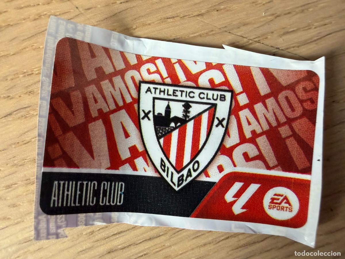 Cromos de Futebol: VAMOS ESCUDO ATHLETIC CLUB BILBAO 26 27 2026 2027 LIGA EA SPORTS CHICLES ESTE SIN PEGAR STICKER