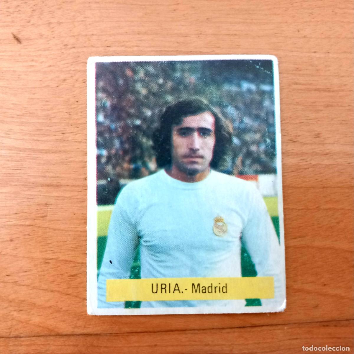 Cromos de Futebol: URIA REAL MADRID 75 76 EDICIONES FINI CROMO SIN PEGAR