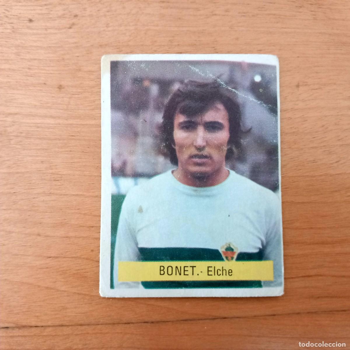 Cromos de f&uacute;tbol: Bonet Elche CF 75 76 EDICIONES FINI CROMO SIN PEGAR