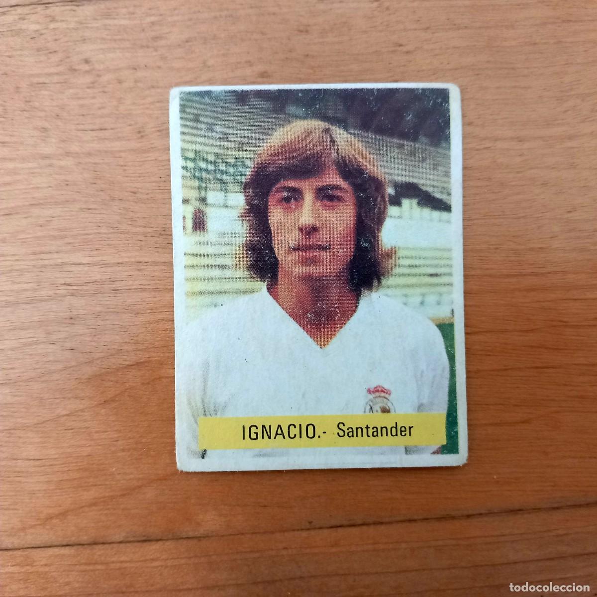 Cromos de f&uacute;tbol: Ignacio Racing Santander 75 76 EDICIONES FINI CROMO SIN PEGAR
