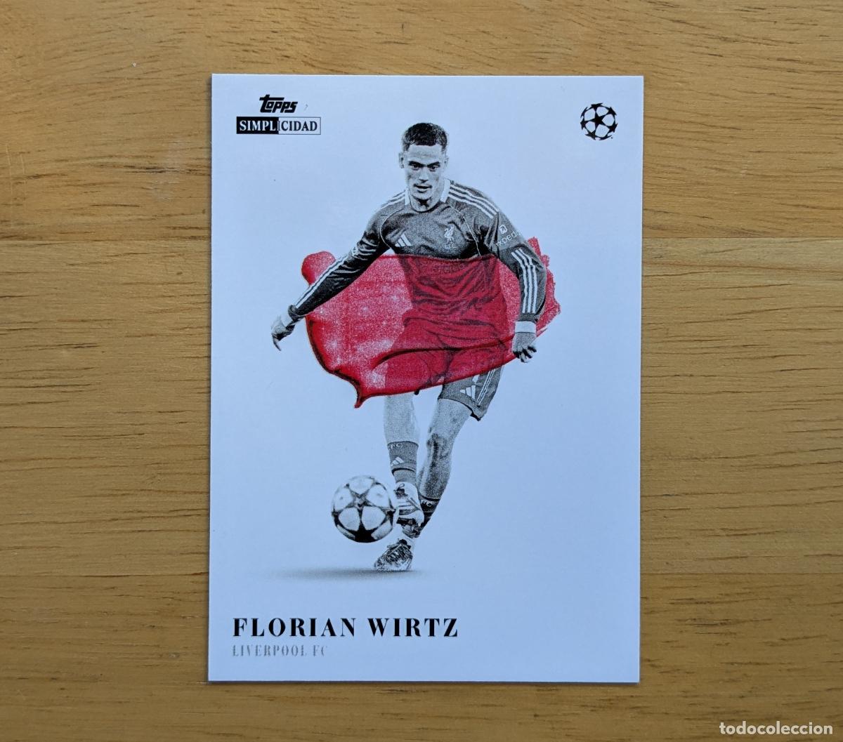 Cromos de f&uacute;tbol: TOPPS SIMPLICIDAD UCC 2025-2026 - FLORIAN WIRTZ - LIVERPOOL FC - ARTISTA