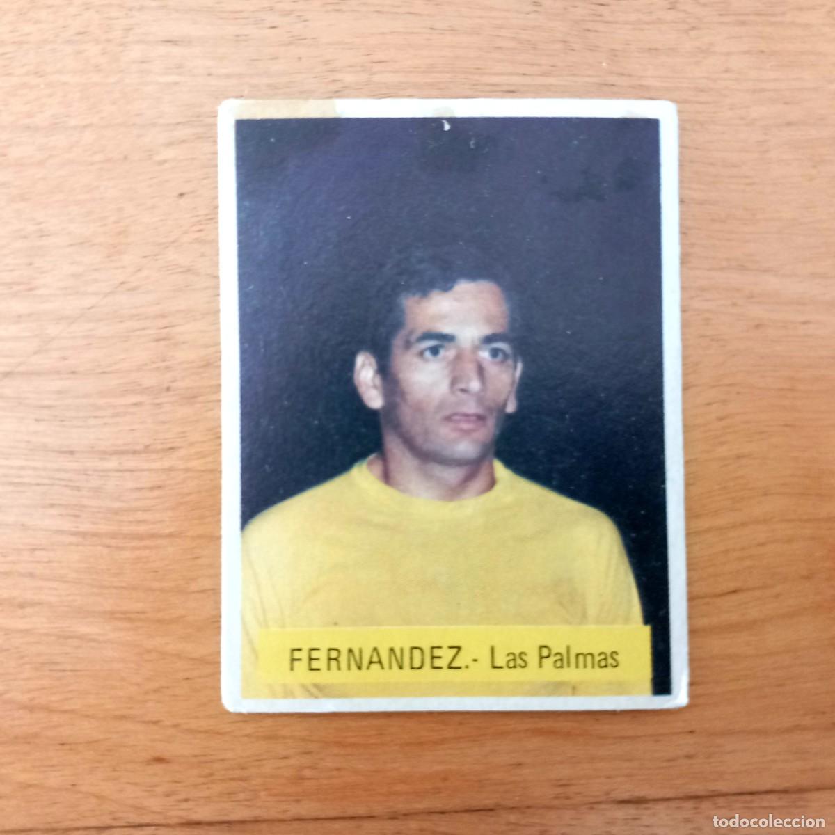 Cromos de f&uacute;tbol: Fernandez Las Palmas 75 76 EDICIONES FINI