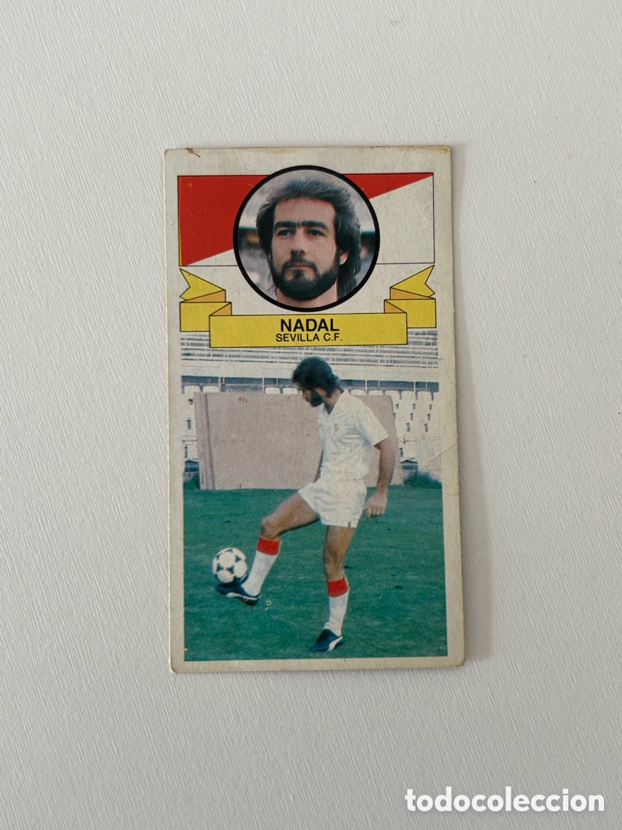 Cromos de f&uacute;tbol: NADAL COLOCA SEVILLA LIGA ESTE 85 86 DESPEGADO 1985 1986