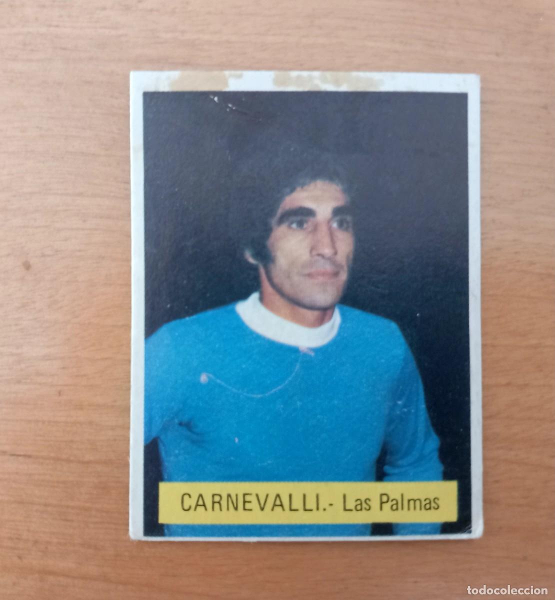 Cromos de f&uacute;tbol: Carnevalli Las Palmas 75 76 EDICIONES FINI