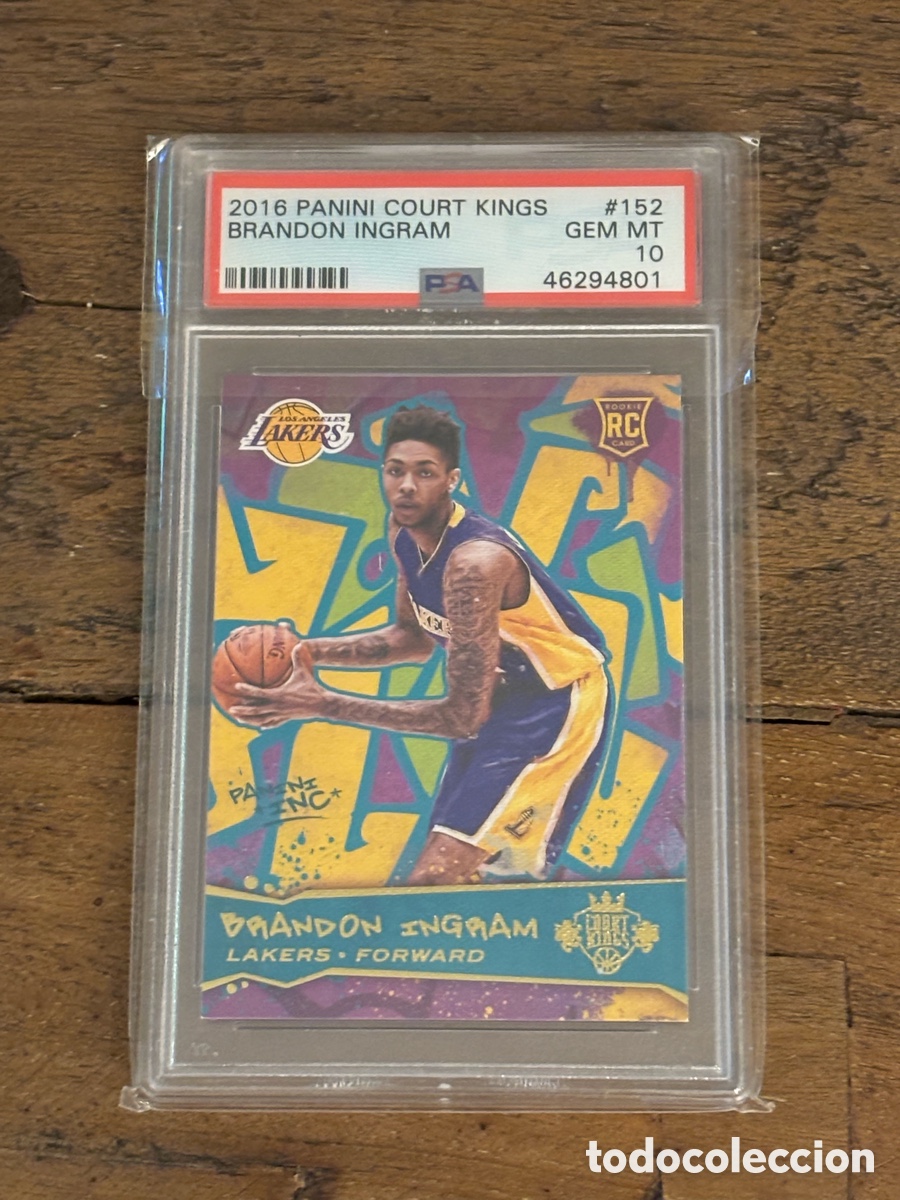 Cromos de f&uacute;tbol: Brandon Ingram Rookie RC 2016 Court Kings #152 PSA 10