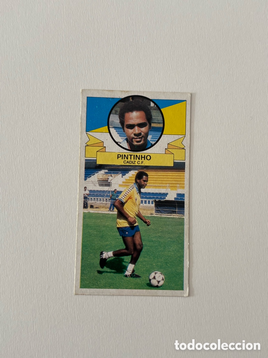 Figurine di Calcio: PINTINHO FICHAJE 9 BIS COLOCA C&Aacute;DIZ LIGA ESTE 85 86 DESPEGADO LEVE 1985 1986