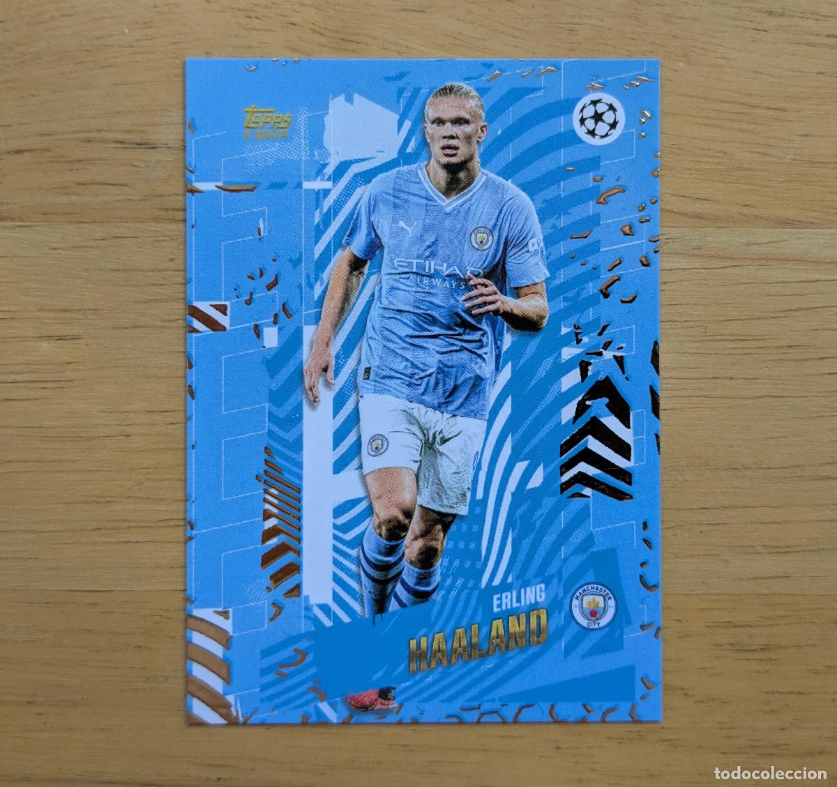 Cromos de f&uacute;tbol: TOPPS GOLD 2023-2024 - ERLING HAALAND - MANCHESTER CITY - ELITE