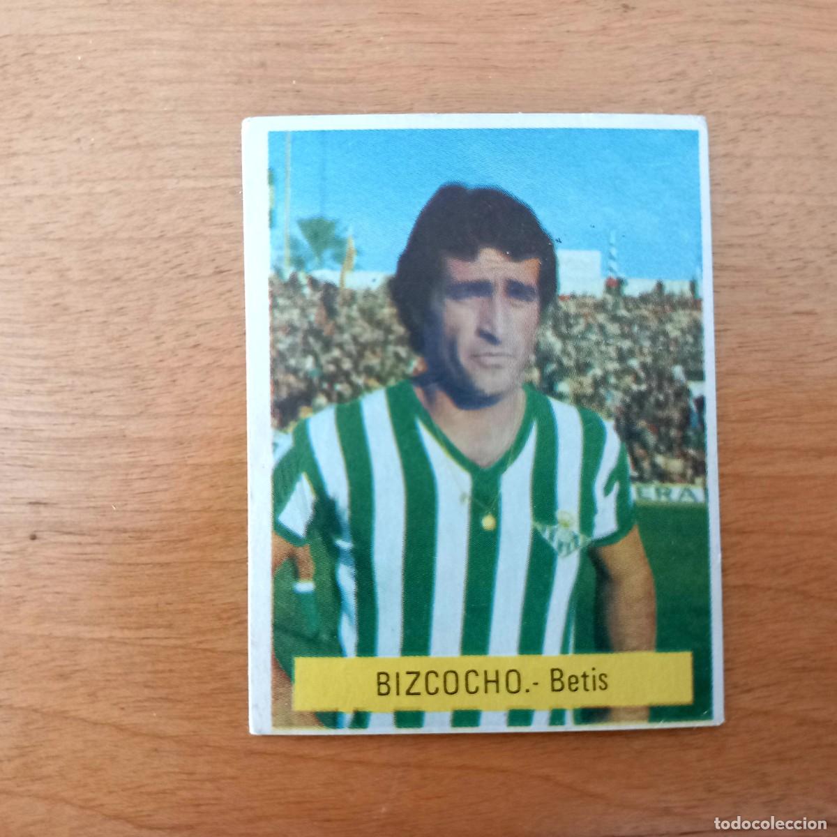 Cromos de f&uacute;tbol: Bizcocho Real Betis 75 76 EDICIONES FINI