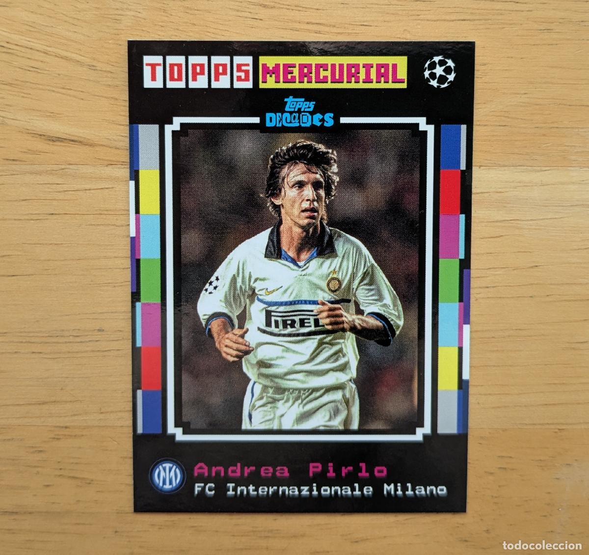 Cromos de f&uacute;tbol: TOPPS DECADES 1990s UCC - ANDREA PIRLO - INTER MILAN - MERCURIAL