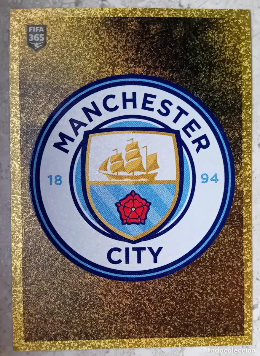 Cromos de f&uacute;tbol: Figurina Panini 2020-21 Cromo Fifa 365 2021 Scudetto escudo badge Manchester City n 41