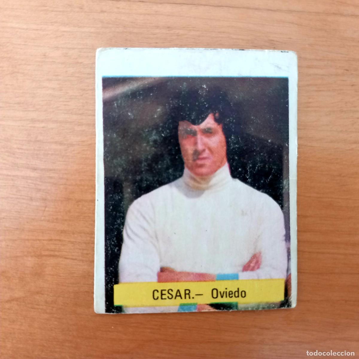 Cromos de f&uacute;tbol: CESAR Real Oviedo 75 76 EDICIONES FINI