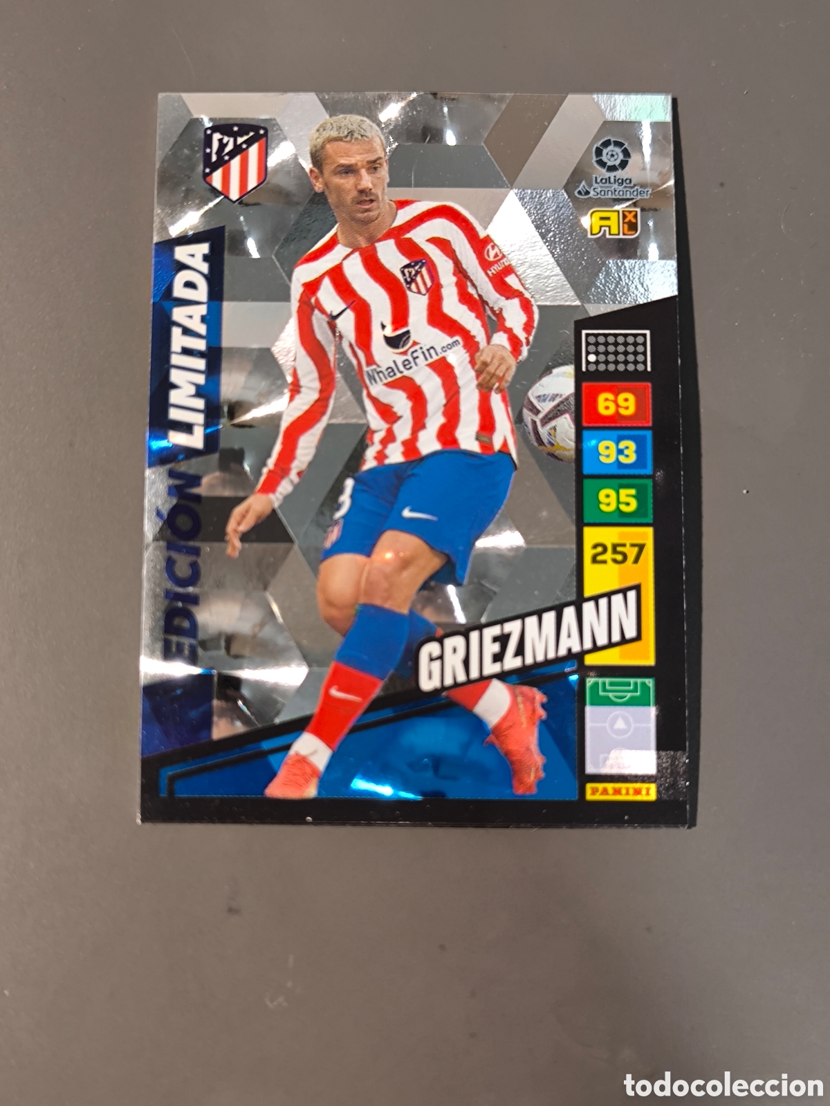 Fu&szlig;ball-Sticker: GRIEZMANN Edici&oacute;n Limitada Atl&eacute;tico de Madrid Adrenalyn 23 24