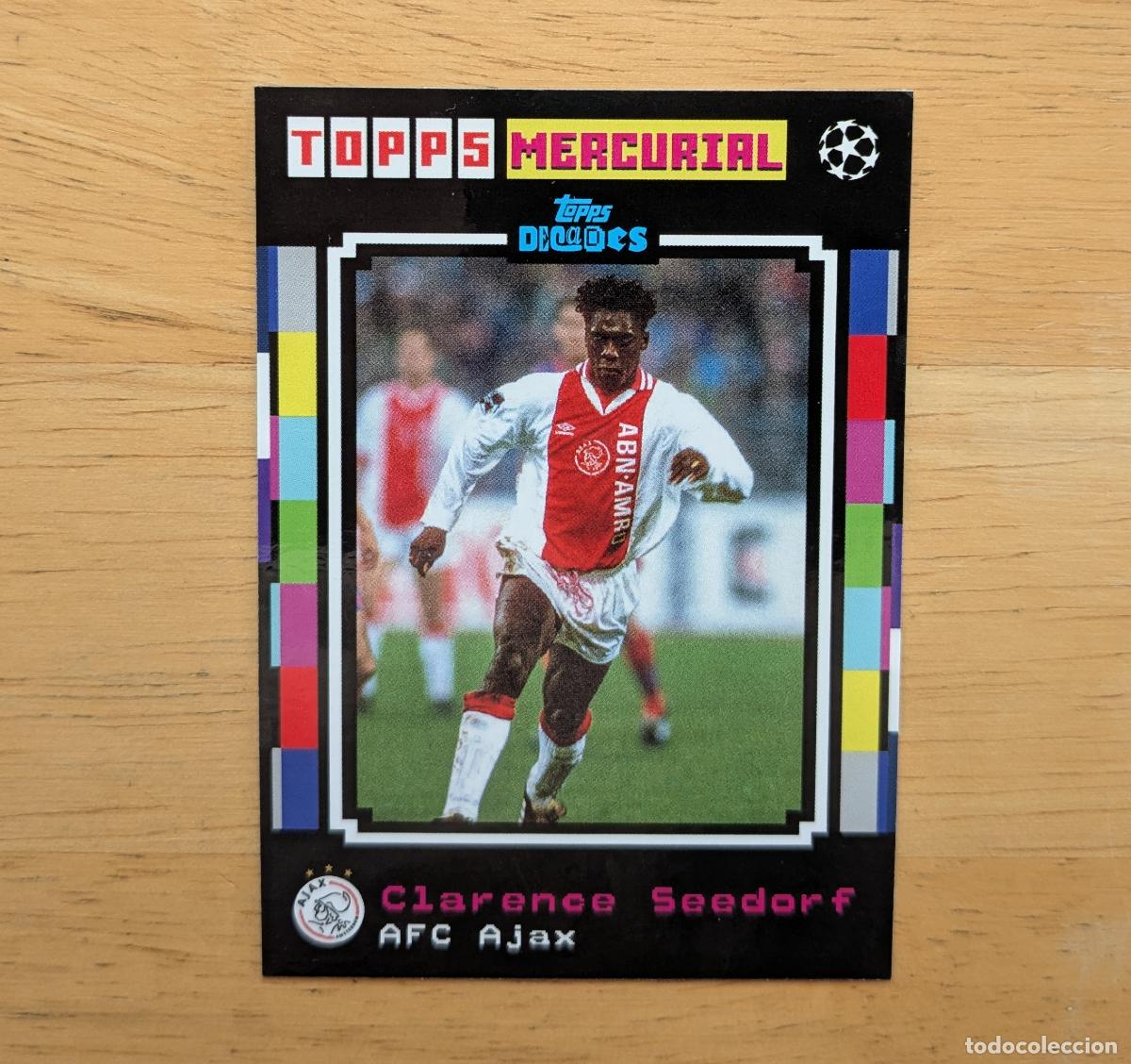 Fu&szlig;ball-Sticker: TOPPS DECADES 1990s UCC - CLARENCE SEEDORF - AFC AJAX - MERCURIAL