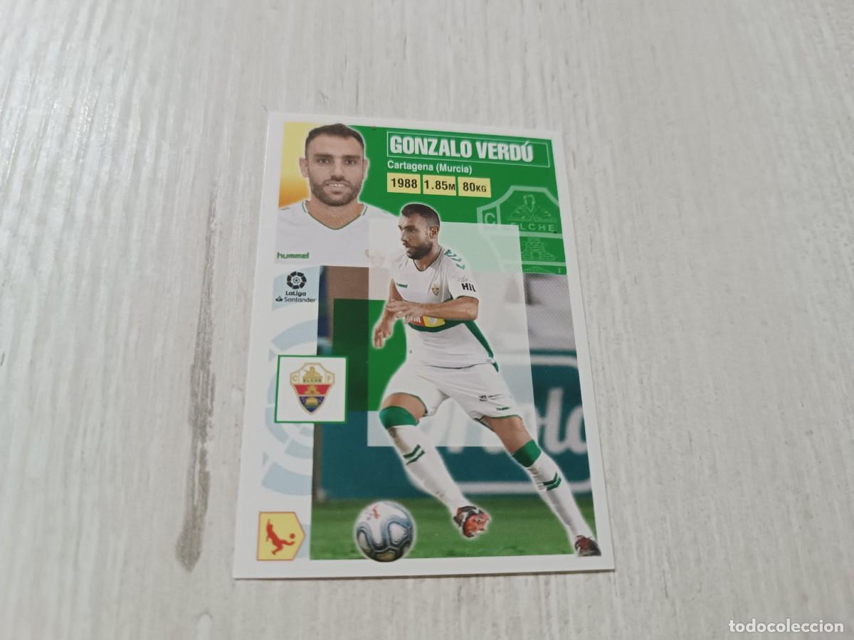 Cromos de f&uacute;tbol: GONZALO VERD&Uacute; LIGA ESTE 2020 2021 20 21. NUNCA PEGADO