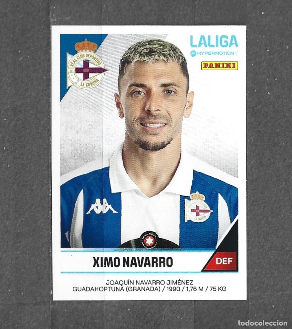 Cromos de f&uacute;tbol: Liga Hypermotion 24/25 - Ximo Navarro - N&ordm; 140 - Real Deportivo Coru&ntilde;a