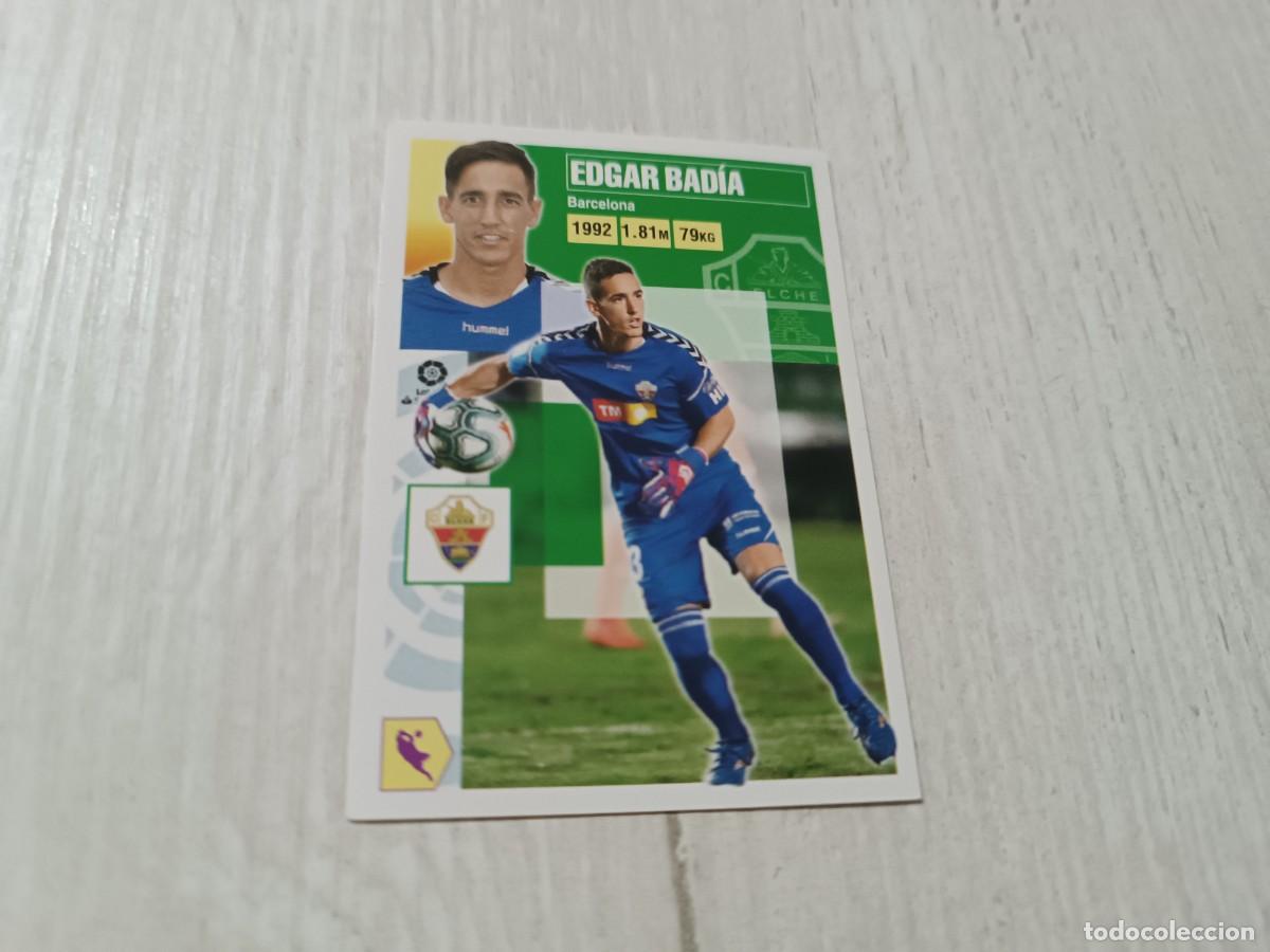 Cromos de f&uacute;tbol: EDGAR BADIA LIGA ESTE 2020 2021 20 21. NUNCA PEGADO