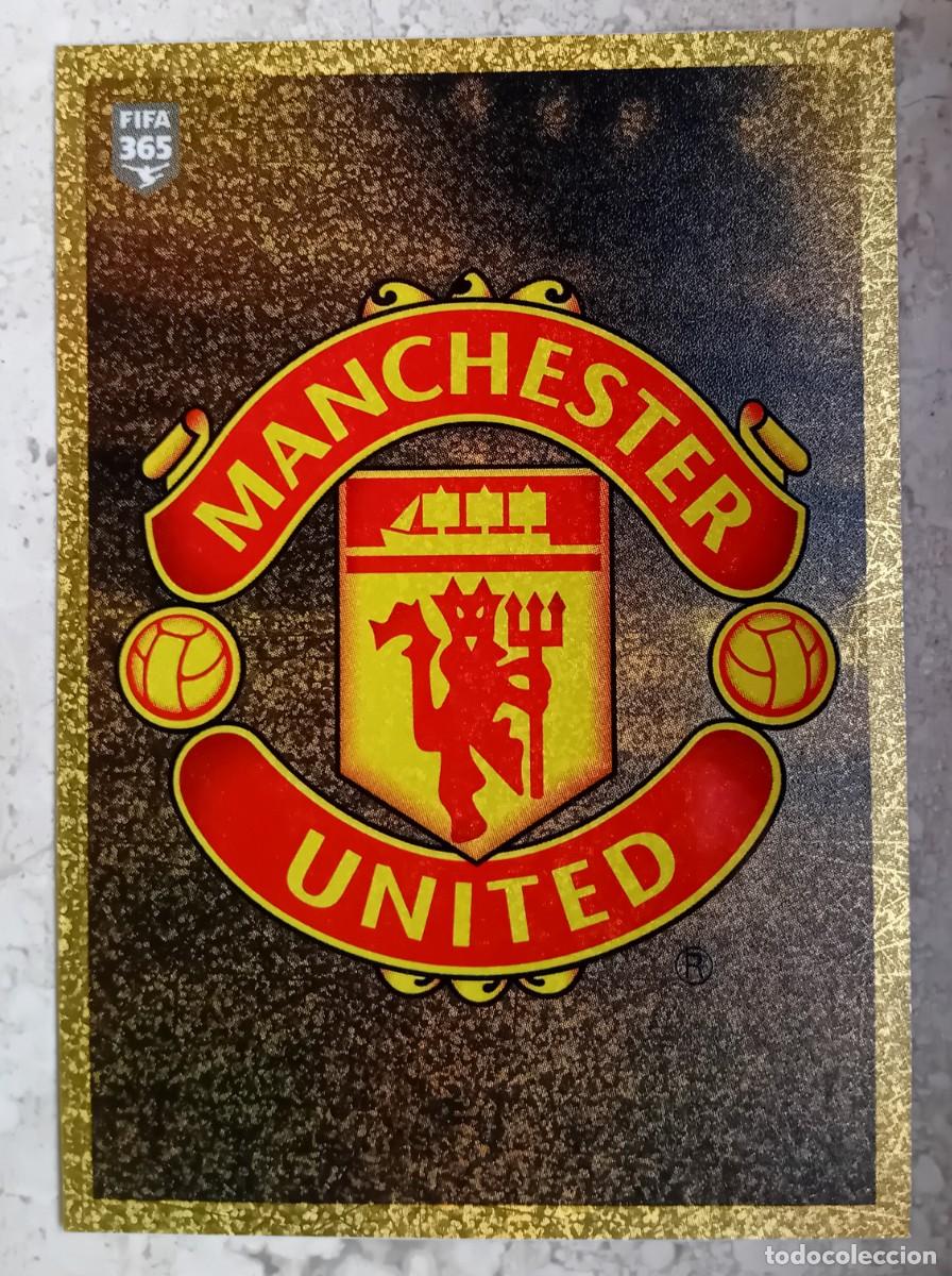 Cromos de f&uacute;tbol: Figurina Panini 2020-21 Cromo Fifa 365 2021 scudetto escudo badge Manchester United n 56