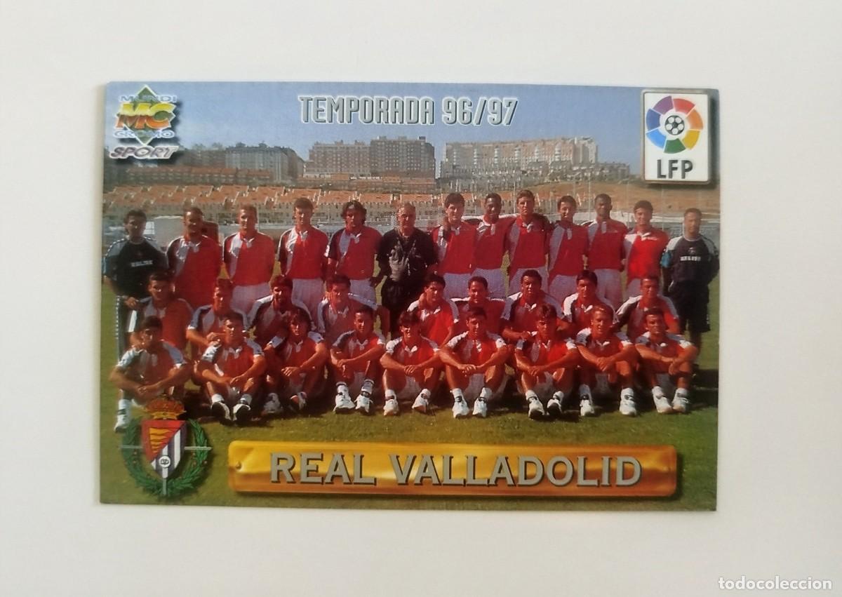 Cartes &agrave; collectionner de Football: Alineaci&oacute;n 271 Real Valladolid Fichas de la Liga Mundicromo MC Sport 96 97 / 1996 1997