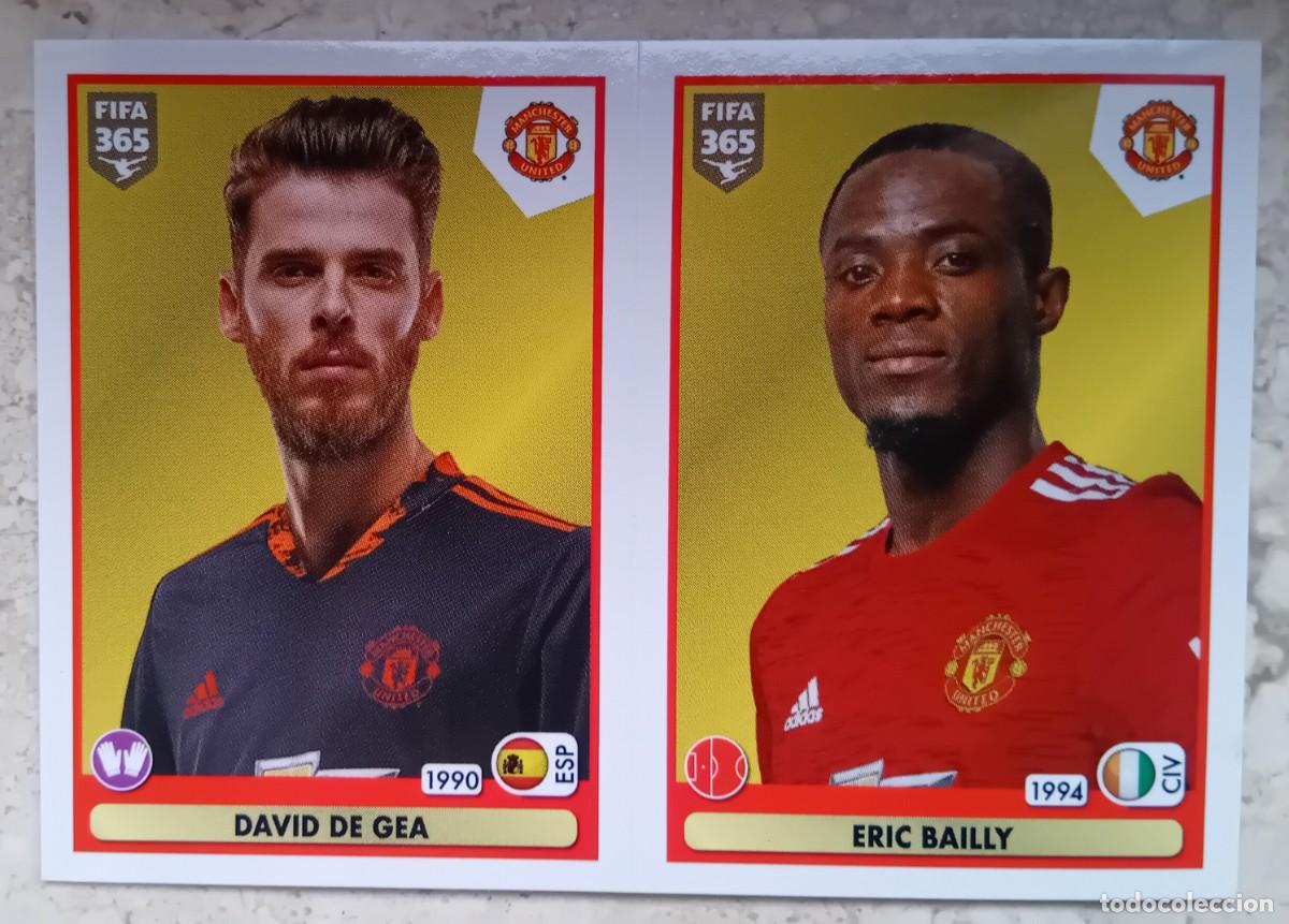 Football Stickers: Figurina Panini 2020-21 Cromo Fifa 365 2021 De Gea Bailly Manchester United n 58