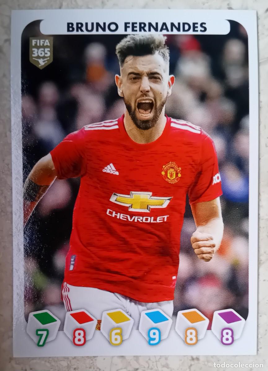 Cromos de f&uacute;tbol: Figurina Panini 2020-21 Cromo Fifa 365 2021 Bruno Fernandes Manchester United n 86