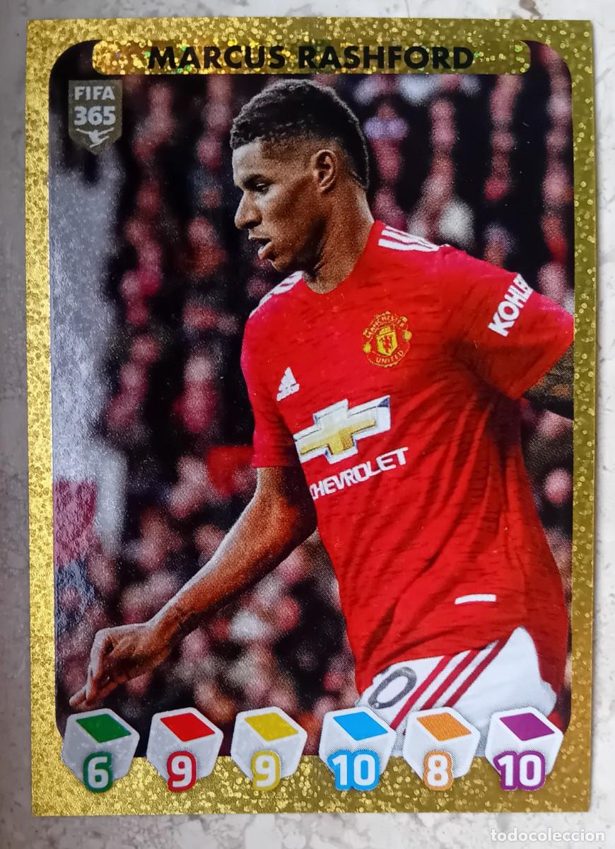 Cromos de f&uacute;tbol: Figurina Panini 2020-21 Cromo Fifa 365 2021 Marcus Rashford Manchester United n 87